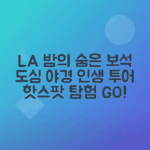 로스앤젤레스 밤 야경 투어, 숨은 명소 탐방하기