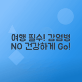 감염병 예방을 위한 건강한 해외여행 필수 팁